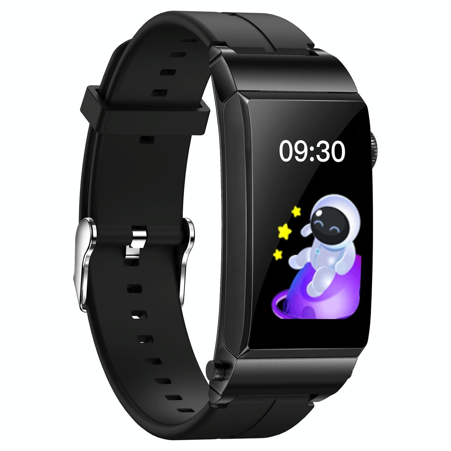 1.5 Inch Silicone Band Earphone Detachable Ip68 Waterproof Smart Watch Support Bluetooth Call - Red