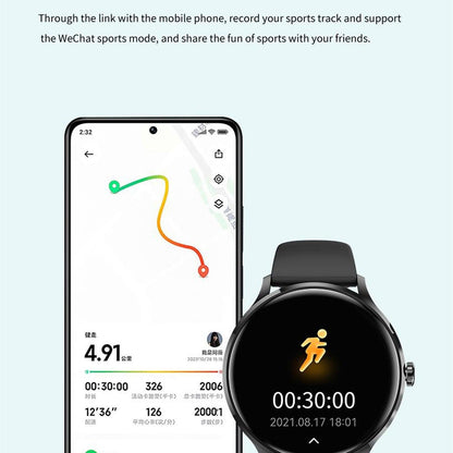 1.39 Inch Bt5.2 Smart Sport Watch Support Bluetooth Call / Sleep / Blood Oxygen / Temperature / Heart Rate / Blood Pressure Health Monitor - Pink