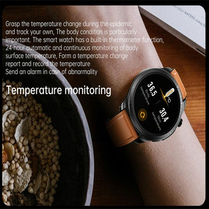 Smart Watch With Heart / Blood Monitoring - Brown