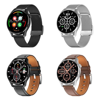 1.32 Inch Heart Rate Monitoring Smart Watch With Payment Function - Silver Steel