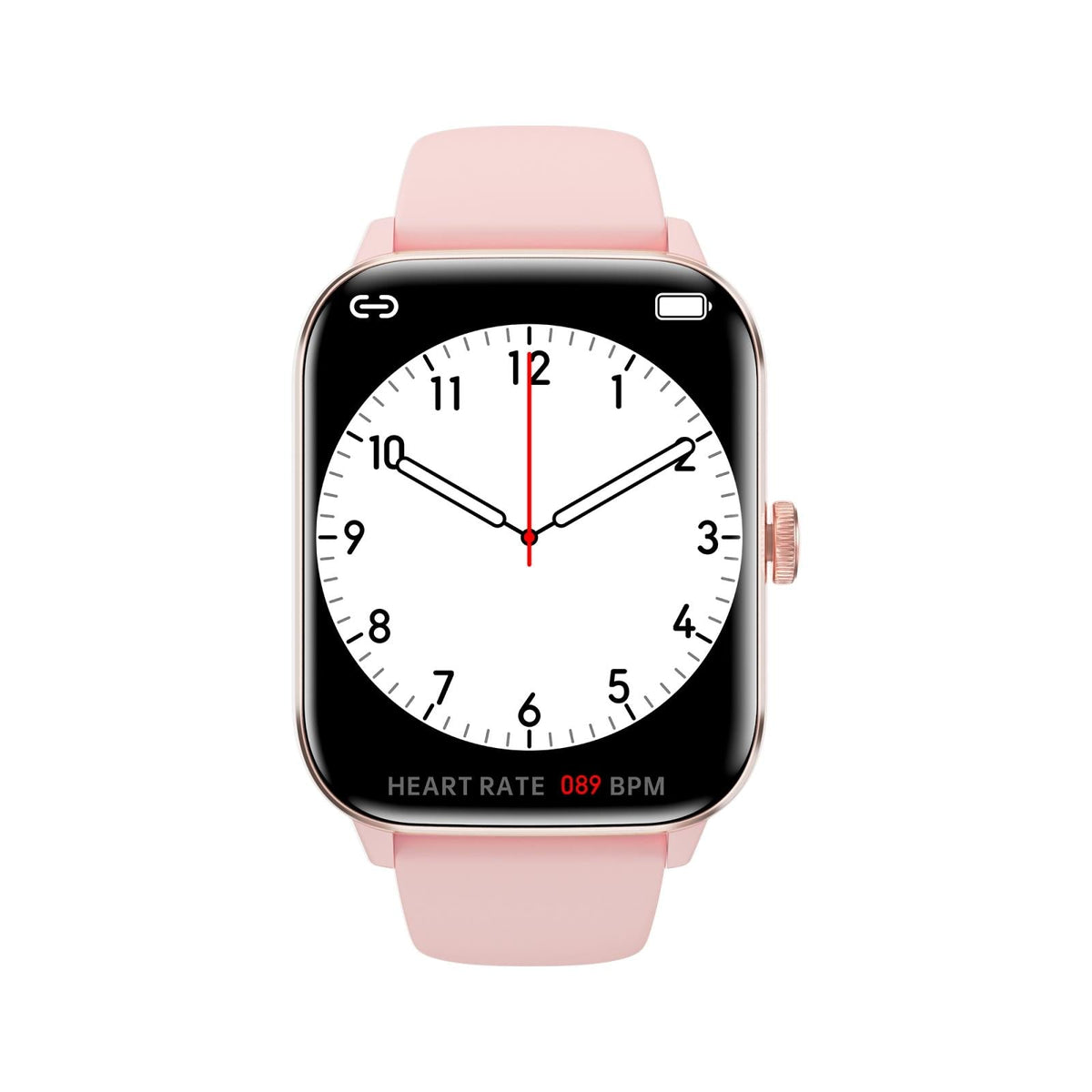 1.91 Inch Bt5.2 Smart Sport Watch Support Sleep / Heart Rate / Blood Oxygen / Temperature / Blood Pressure Health Monitor - Black