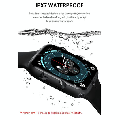 1.75 Inch Full Screen Ip67 Waterproof Smart Watch Support Sleep Monitor / Heart Rate Monitor / Bluetooth Call - Pink