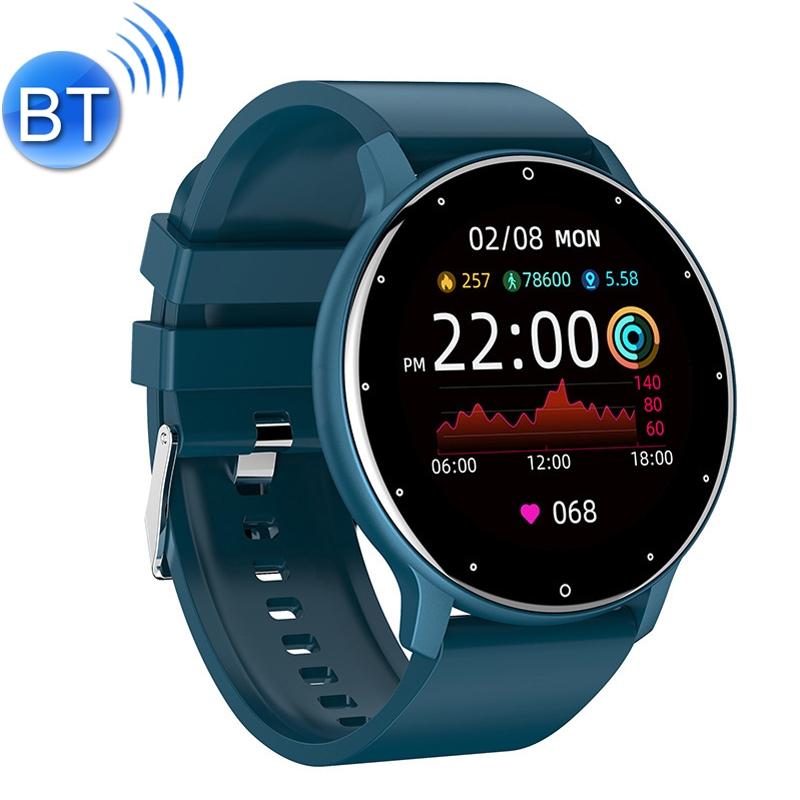 Smart Heart Rate Blood Pressure Oxygen Monitoring Sports Pedometer Wireless Bluetooth Watch - Black