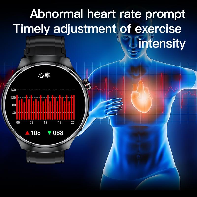1.46 Inch Colour Screen Smart Watch Support Bluetooth Call / Heart Rate Monitoring - Silver