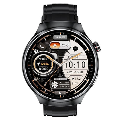 1.46 Inch Colour Screen Smart Watch Support Bluetooth Call / Heart Rate Monitoring - Silver