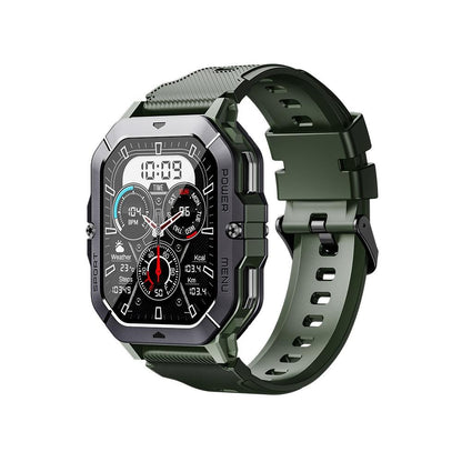 2.02 Inch Sport Smart Watch Support Bluetooth Call / Sleep / Blood Oxygen / Heart Rate / Blood Pressure Health Monitor - Green