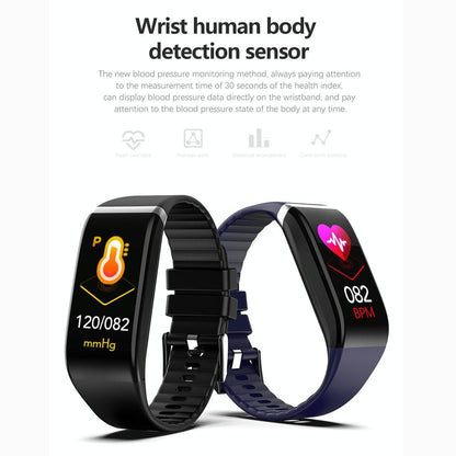 Smartwatch With Call Reminder And Health Monitoring - Waterproof - Black