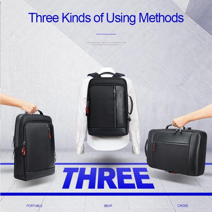 Large Capacity Business Laptop Backpack with Usb Port - Breathable & Stylish Black 30x15x44cm