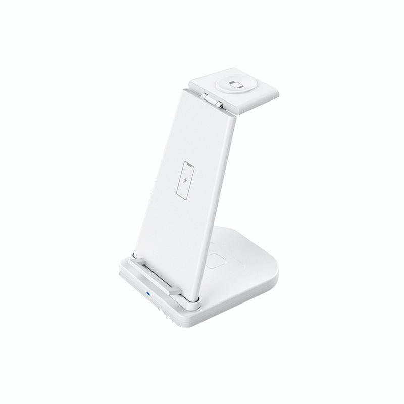 3 In 1 Foldable Charging Stand For Iphones Apple Watch And Airpods - Black