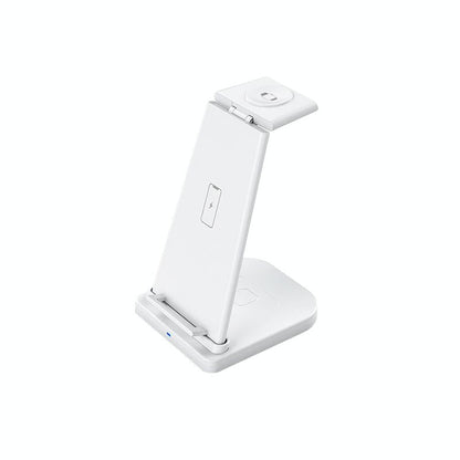 3 In 1 Foldable Charging Stand For Iphones Apple Watch And Airpods - Black