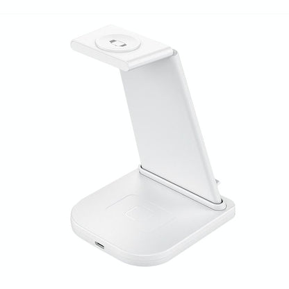 3 In 1 Foldable Charging Stand For Iphones Apple Watch And Airpods - Black