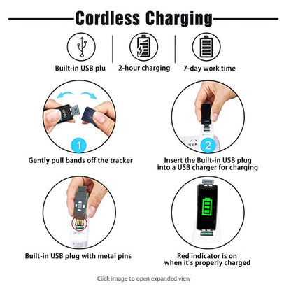 Smart Bracelet With Heart Rate Monitor And Call Reminder - Waterproof - Black