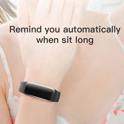 Smart Bracelet With Call Reminder Hr / Bp Monitoring Sleep / Sedentary Tracking And Remote Control - Black