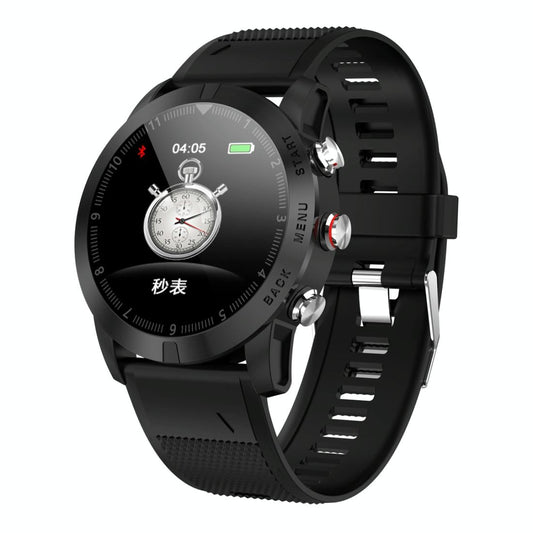 Waterproof Smart Bracelet With Call Reminder And Heart Rate Monitor - Ip68 - Black