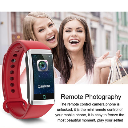 Waterproof Smart Bracelet With Call Reminder And Health Monitoring - Black