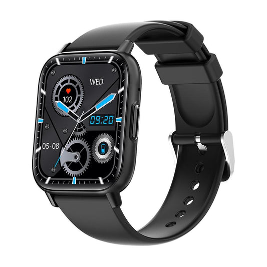 1.83 Inch Ip68 Waterproof Smart Watch Support Body Temperature Monitoring / Heart Rate / Blood Oxygen / Blood Pressure Monitoring - Black