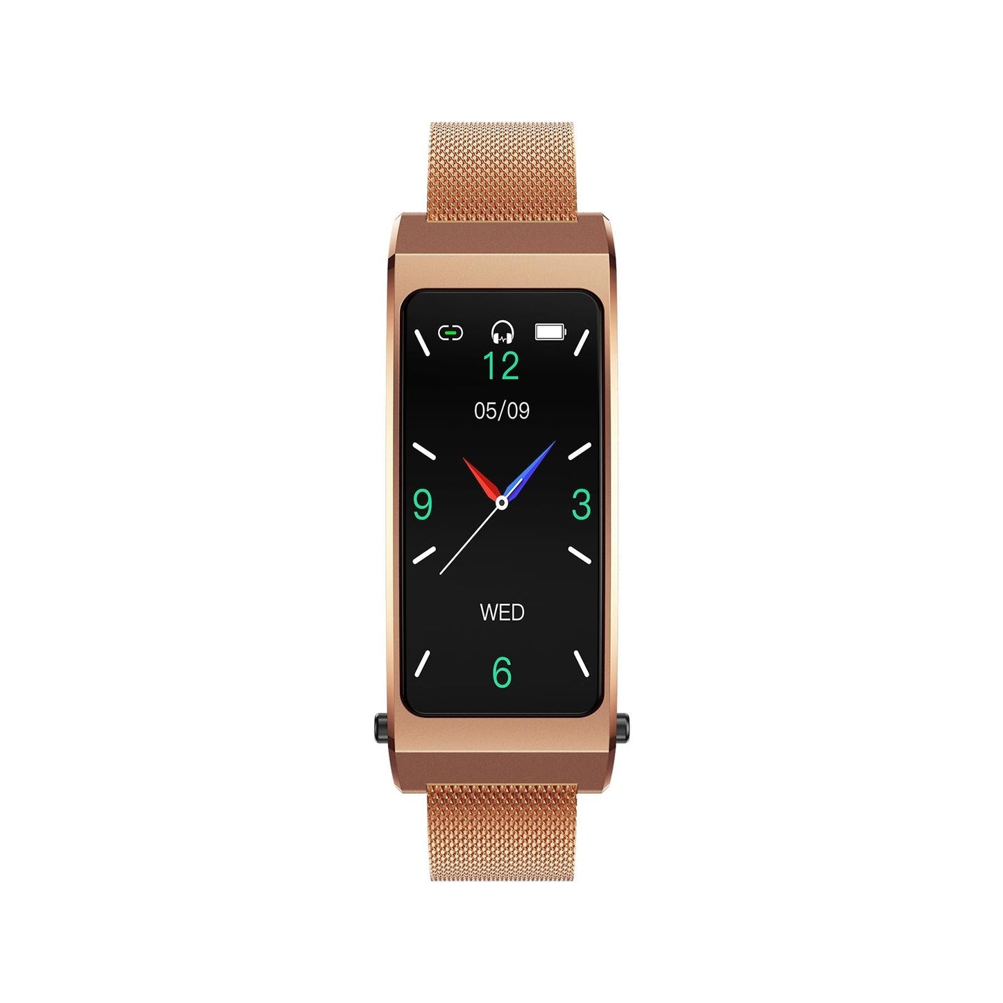 Smart Bracelet With Sleep And Oxygen Monitoring - Tft Display - Tarnish