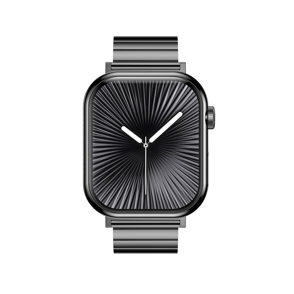 2.04 Inch Colour Screen Smart Watch Steel Strap Support Bluetooth Call - Silver