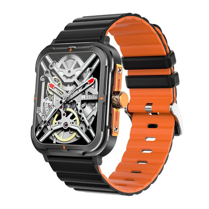 1.9 Inch Tft Square Screen Smart Watch Supports Blood Pressure Monitoring - Silver