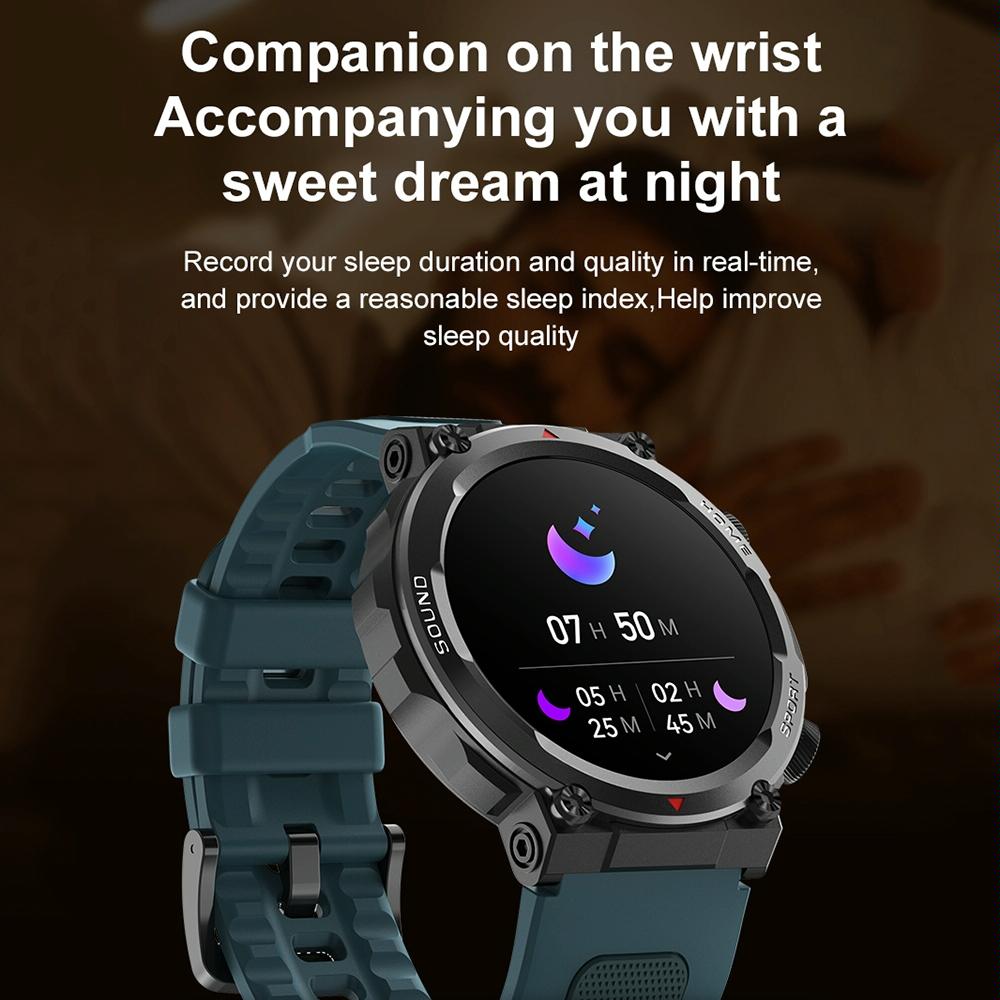 Waterproof Smart Watch With Heart Rate & Sleep Monitoring - Green