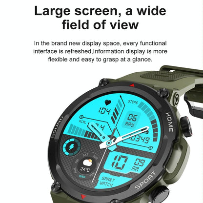 Waterproof Smart Watch With Heart Rate & Sleep Monitoring - Green