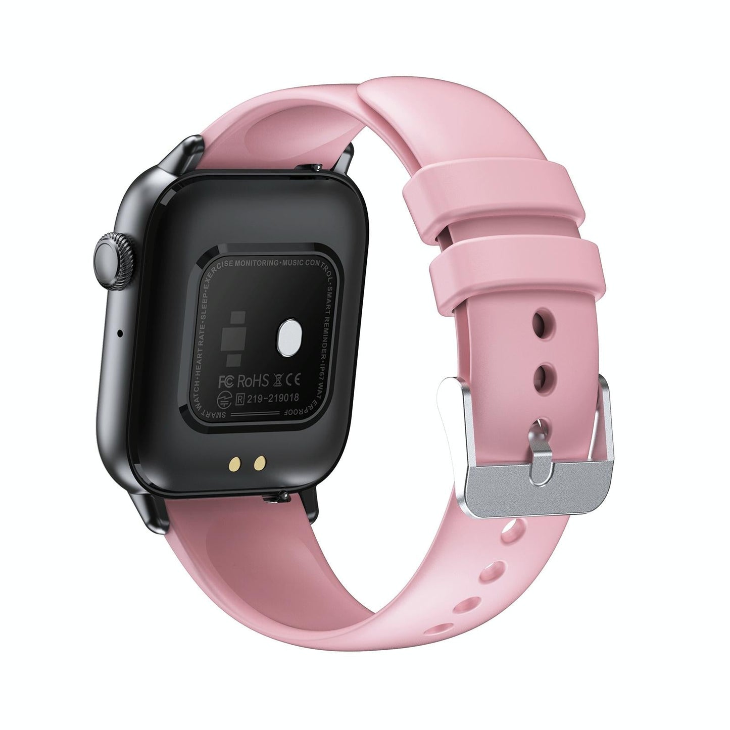 1.83 Inch Bt5.2 Smart Sport Watch Support Sleep / Heart Rate / Blood Oxygen / Temperature / Blood Pressure Health Monitor - Black + Black
