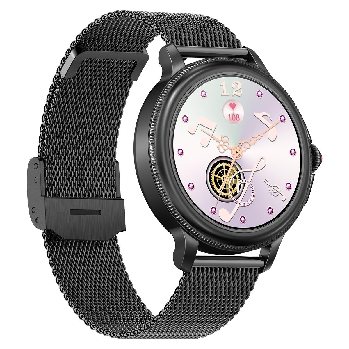 Smart Wristband With Waterproof Heart Rate And Blood Pressure Monitoring - Silver