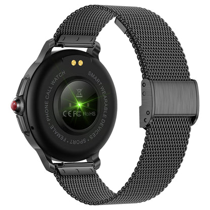 Smart Wristband With Waterproof Heart Rate And Blood Pressure Monitoring - Silver