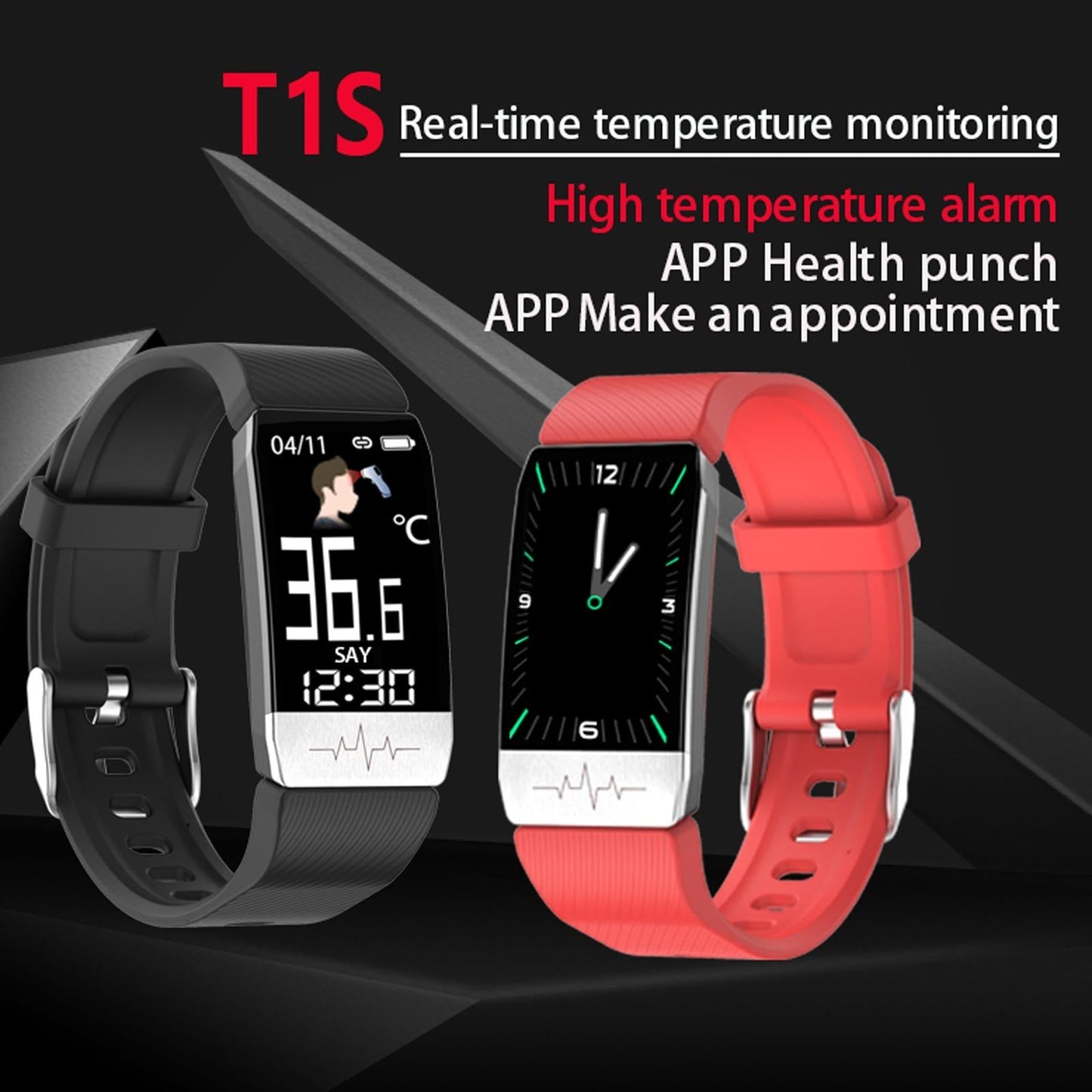 Waterproof Smart Bracelet With Blood Oxygen & Heart Rate Monitoring - Blue