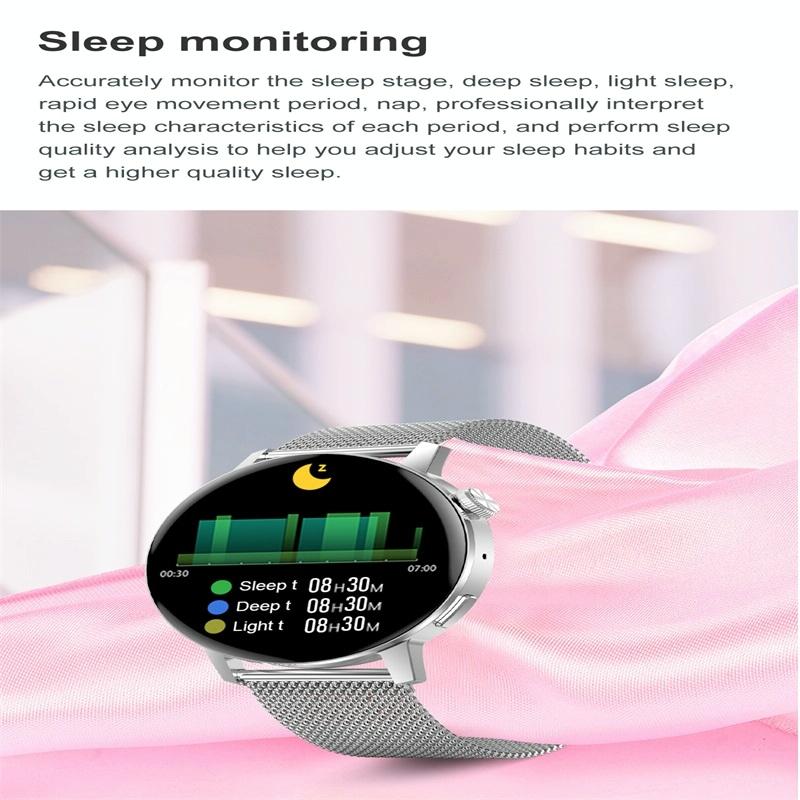 Smart Steel Watch With Colour Screen - Gold