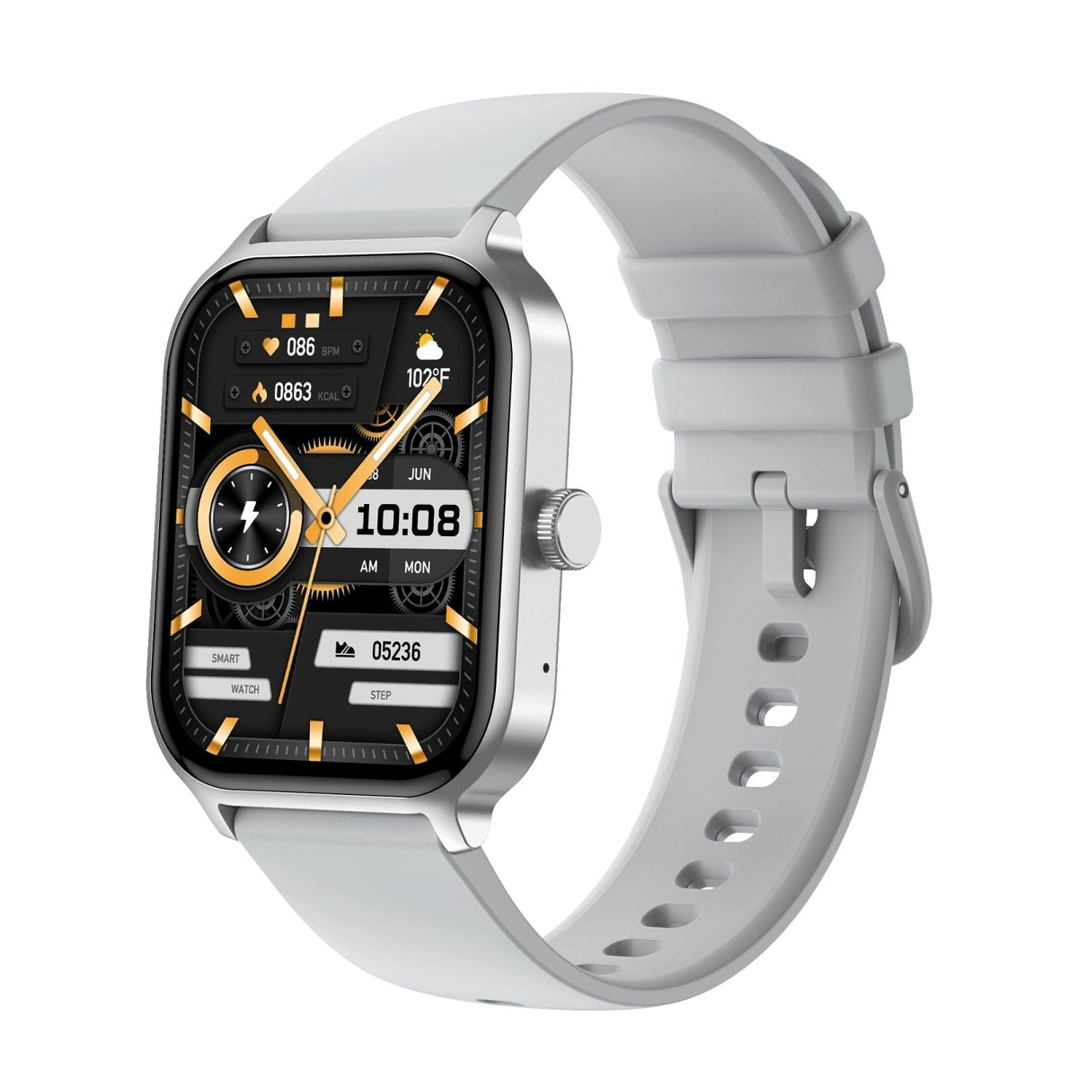 1.93 Inch Colour Screen Smart Watch Support Bluetooth Call / Health Monitoring - Blue