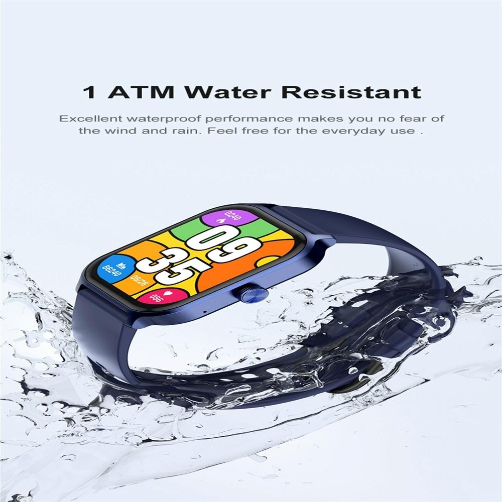 1.93 Inch Colour Screen Smart Watch Support Bluetooth Call / Health Monitoring - Blue