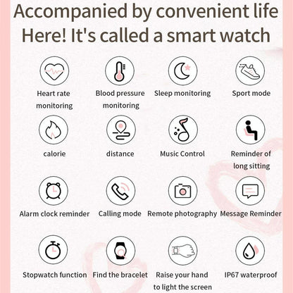 Smart Wristband With Waterproof Heart Rate And Blood Pressure Monitoring - Silver