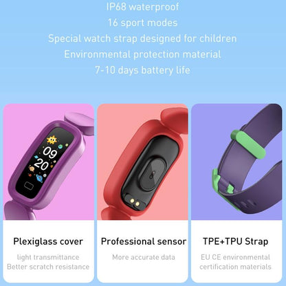Smart Fitness Bracelet With Bluetooth Sleep Tracking - Red