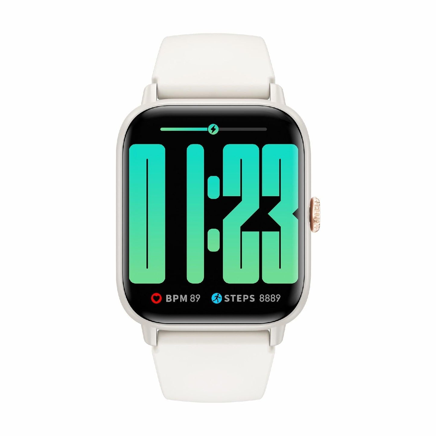 1.83 Inch Bt5.2 Smart Sport Watch Support Bluetooth Call / Sleep / Blood Sugar / Blood Oxygen / Heart Rate / Blood Pressure Health Monitor - White