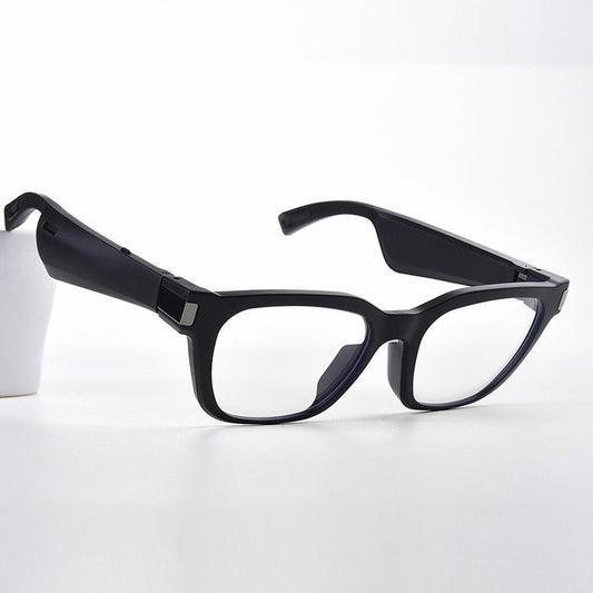 Waterproof Bluetooth Glasses Earphone - Mini Binaural Smart Call - Transparent