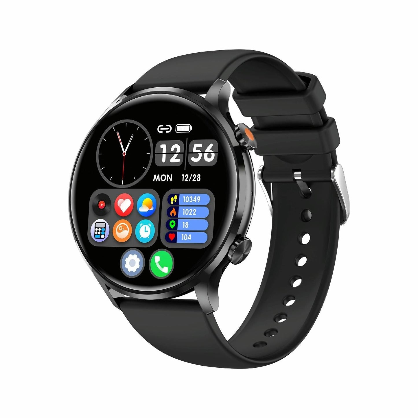 1.39 Inch Bt5.2 Smart Sport Watch Support Bluetooth Call / Sleep / Blood Oxygen / Temperature / Heart Rate / Blood Pressure Health Monitor - Grey