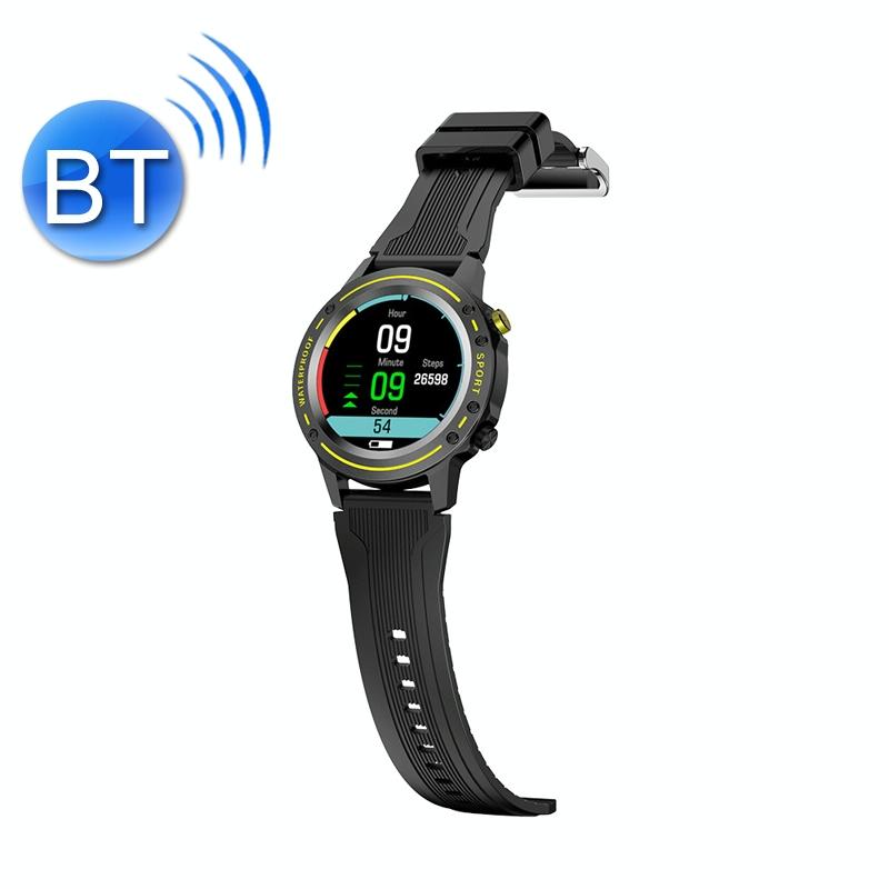 Waterproof Bluetooth Bracelet With Hr And Temperature Tracking - Silver Gray
