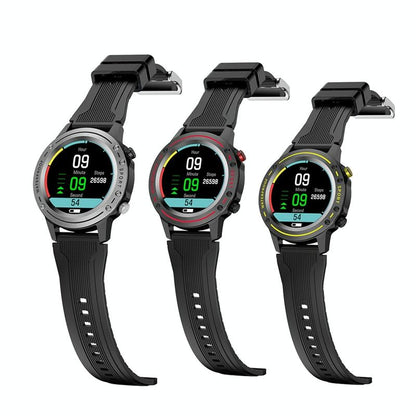 Waterproof Bluetooth Bracelet With Hr And Temperature Tracking - Silver Gray