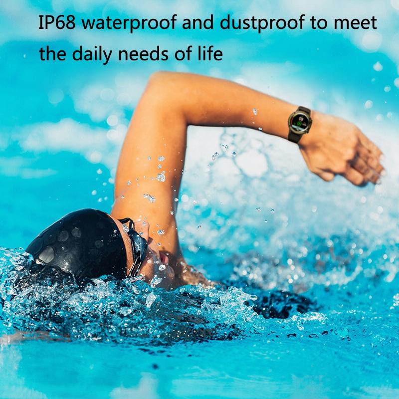 Waterproof Bluetooth Bracelet With Hr And Temperature Tracking - Silver Gray