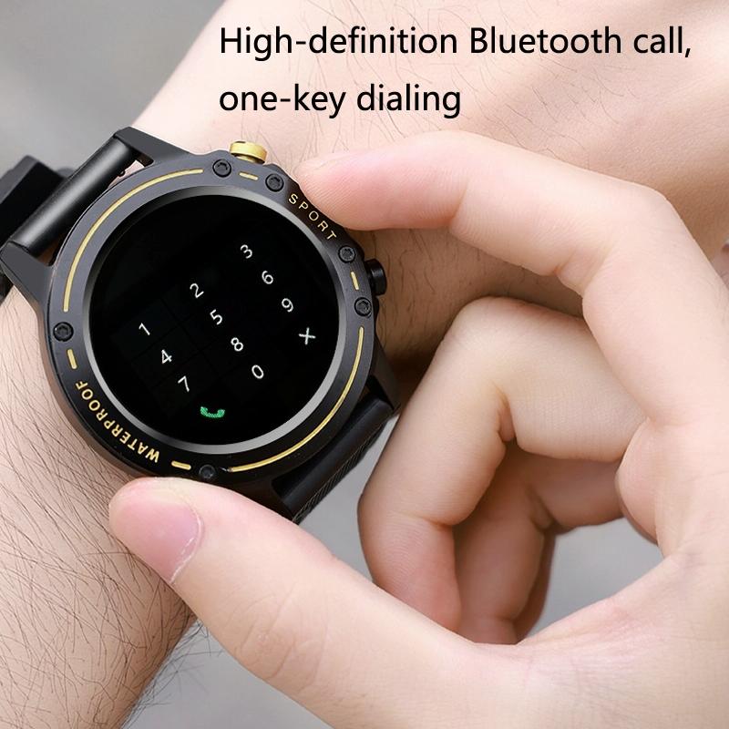 Waterproof Bluetooth Bracelet With Hr And Temperature Tracking - Silver Gray