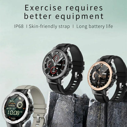 Waterproof Smart Watch With Colour Screen - Ip68 - Silver