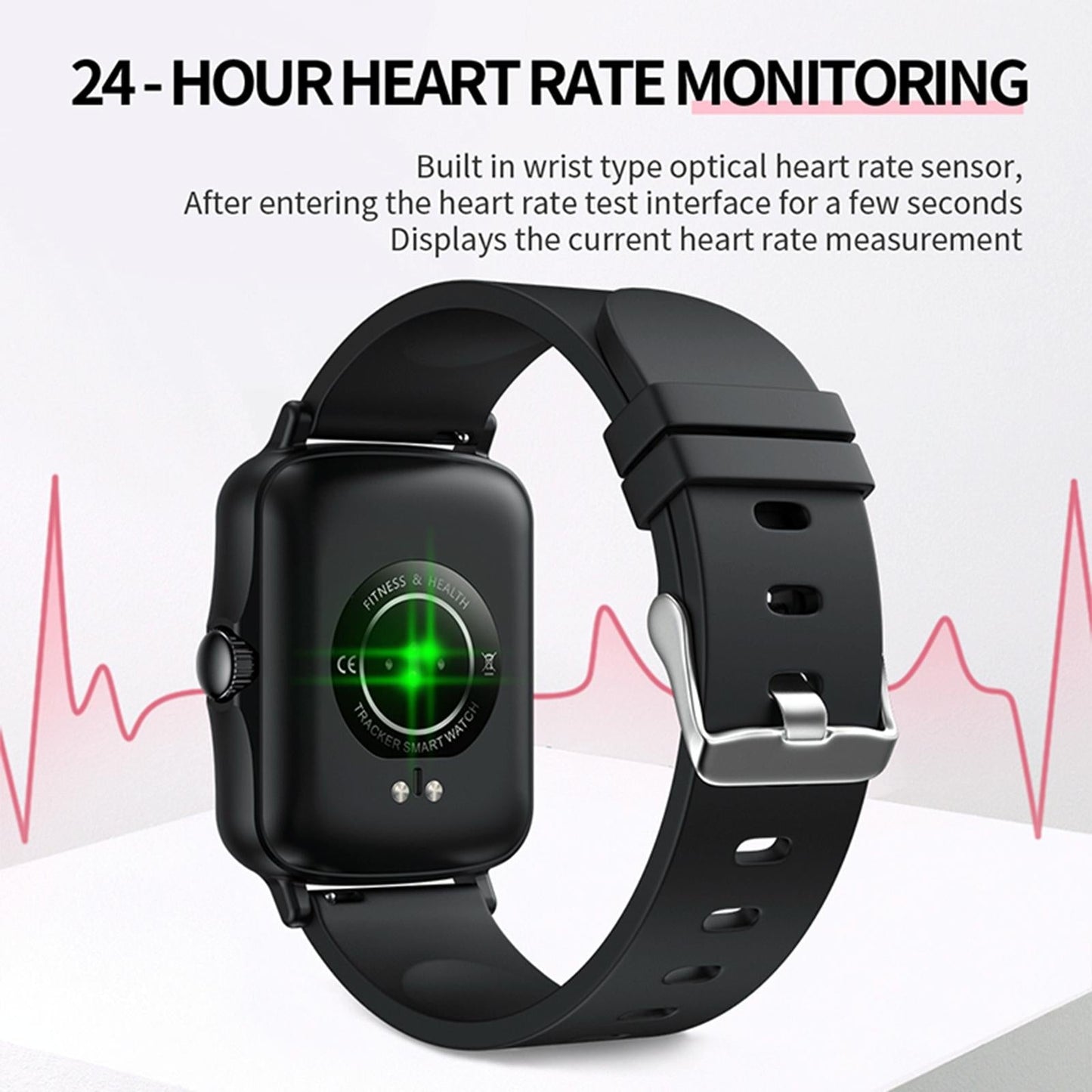 1.44 Inch Ip67 Waterproof Smart Watch With Hd Touch Screen - Blue