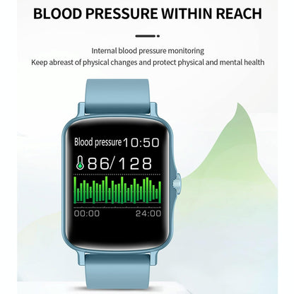 1.44 Inch Ip67 Waterproof Smart Watch With Hd Touch Screen - Blue