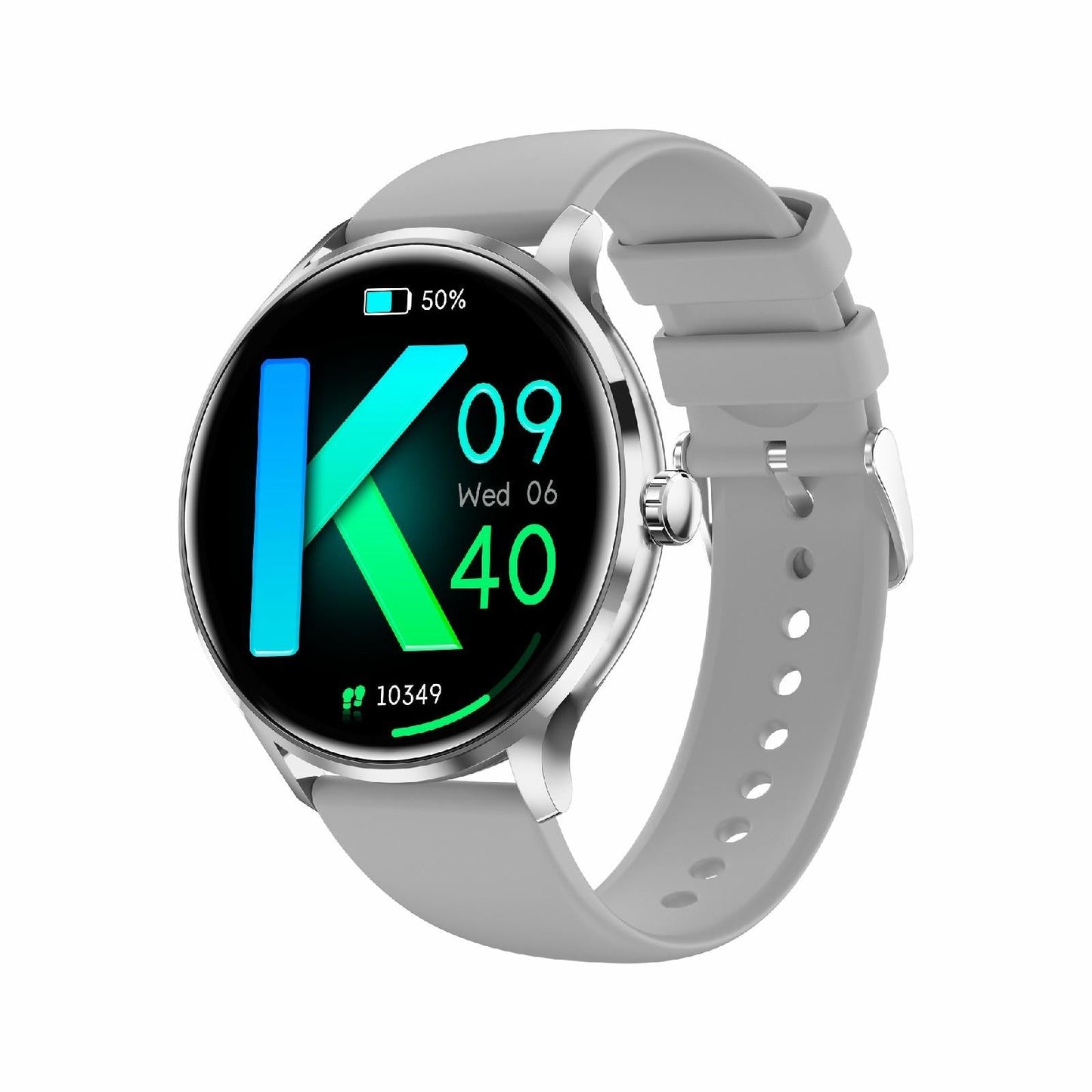 1.39 Inch Bt5.2 Smart Sport Watch Support Bluetooth Call / Sleep / Blood Oxygen / Temperature / Heart Rate / Blood Pressure Health Monitor - Grey