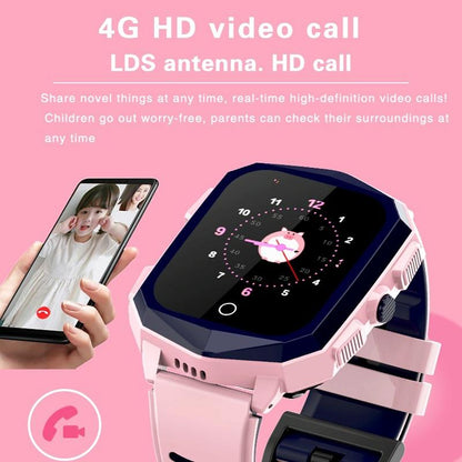1.4 Inch 4G Gps Positioning Children Calling Watch With Sos Function - Black