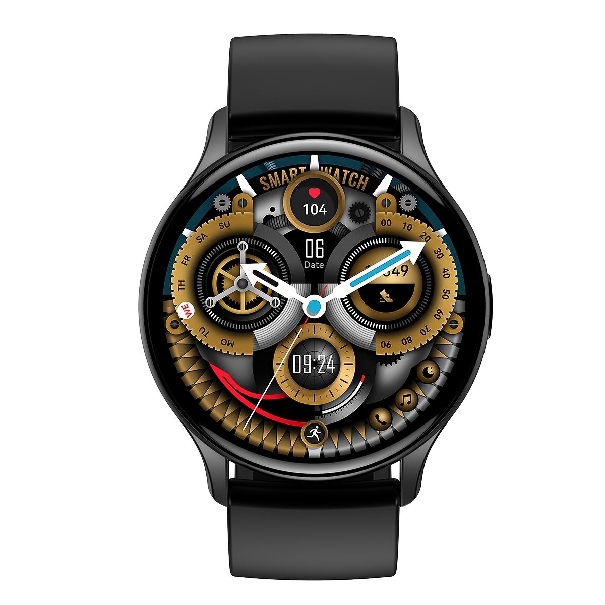 1.43 Inch Bt5.0 Ip67 Sport Smart Watch Support Bluetooth Call / Message Notification / Heart Rate / Blood Pressure Health Monitor - Gold