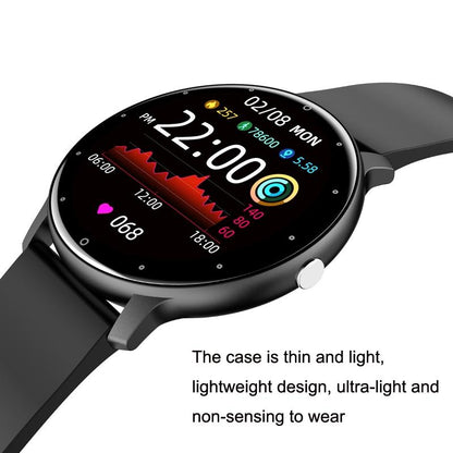 Smart Heart Rate Blood Pressure Oxygen Monitoring Sports Pedometer Wireless Bluetooth Watch - Pink