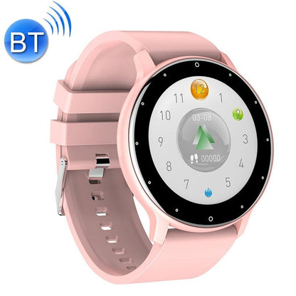 Smart Heart Rate Blood Pressure Oxygen Monitoring Sports Pedometer Wireless Bluetooth Watch - Pink
