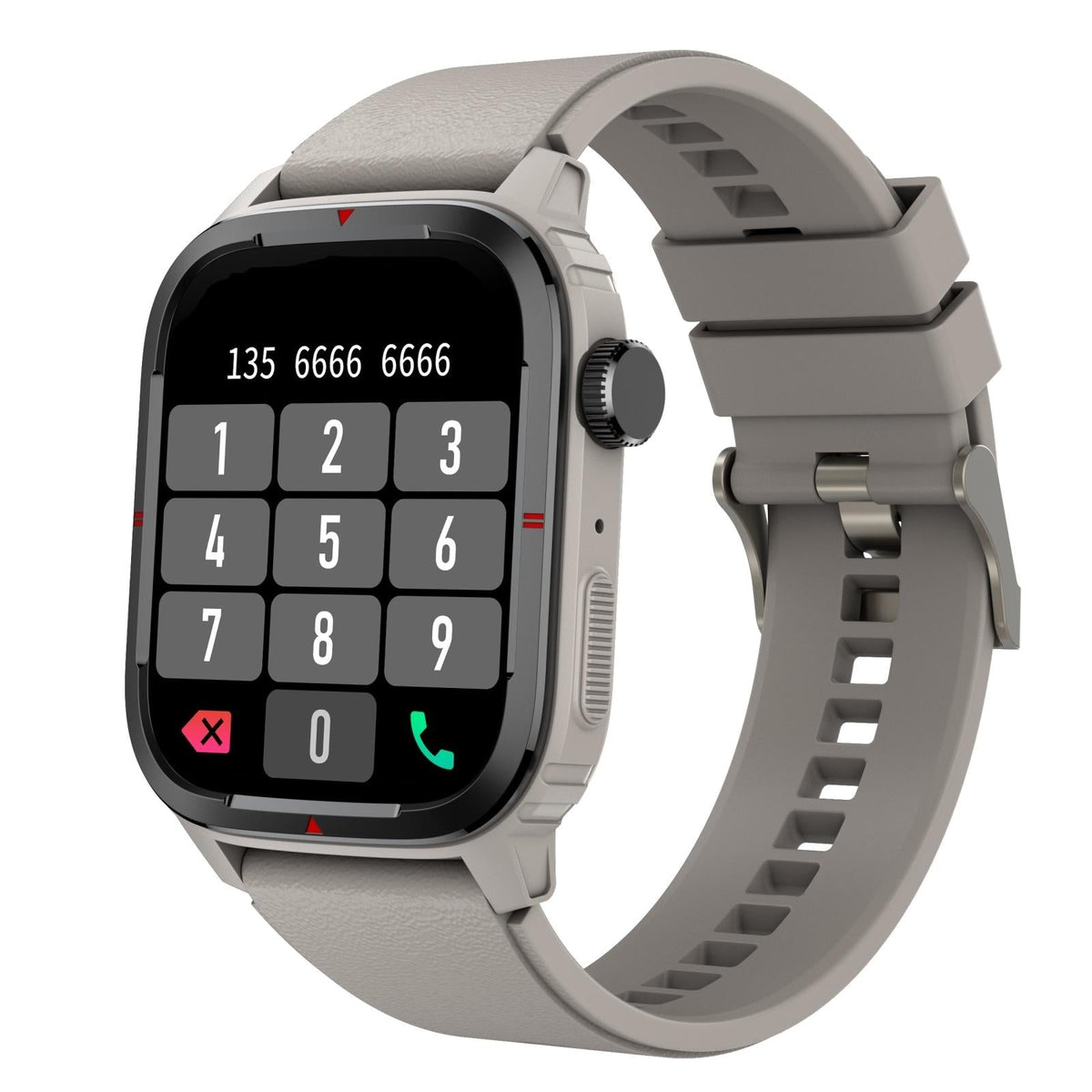 1.7 Inch Tft Hd Screen Smart Watch Support Bluetooth Calling / Blood Pressure Monitoring - Green